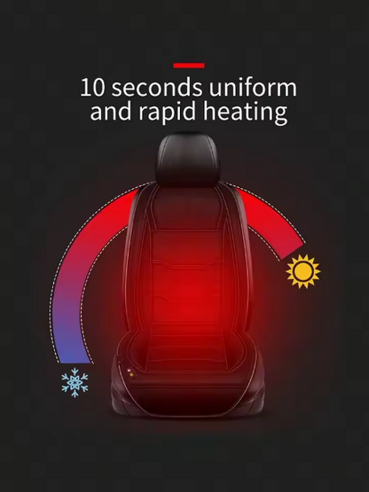 Universal Heated Car Seat Cushion 12V/24V – Fast-Heating Seat Warmer for All Vehicles