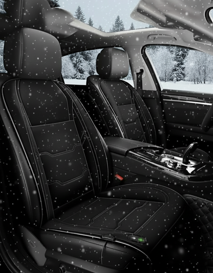 Universal Heated Car Seat Cushion 12V/24V – Fast-Heating Seat Warmer for All Vehicles